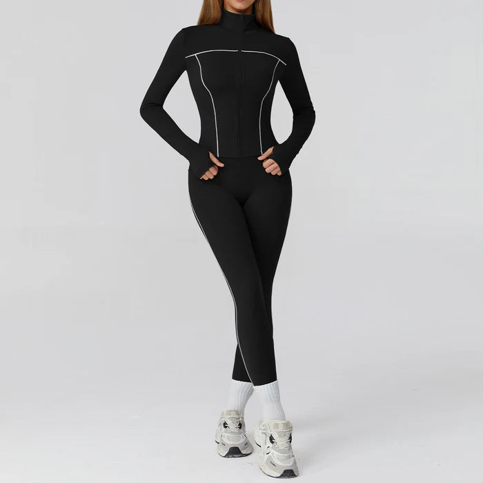 Sportbekleidungs-Set mit Reißverschluss